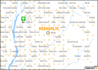 map of Ho-shun-lin