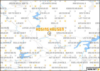 map of Hösinghausen