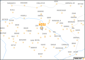 map of Hōsī