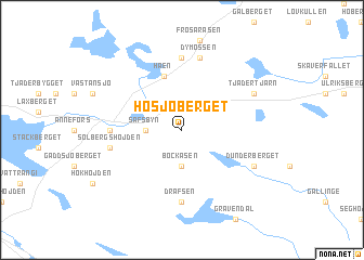 map of Hösjöberget