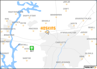 map of Hoskins