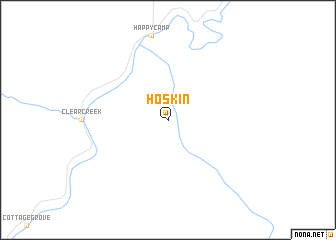 map of Hoskin