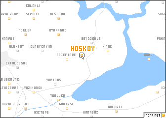 map of Hoşköy