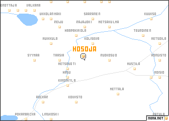 map of Hosoja