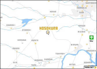 map of Hosokura