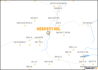 map of Hospenthal