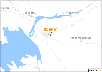 map of Hospet