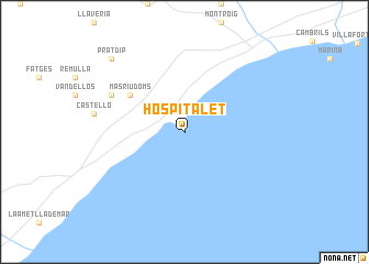 map of Hospitalet