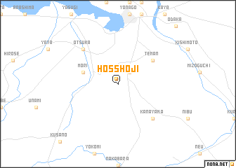 map of Hosshōji