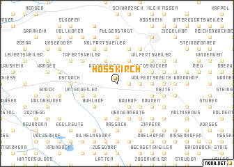 map of Hoßkirch