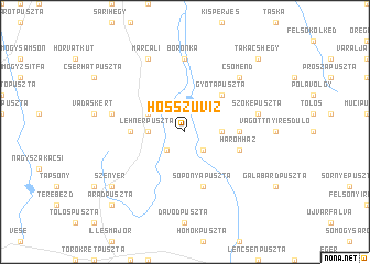 map of Hosszúvíz