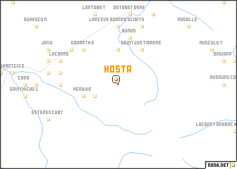 map of Hosta