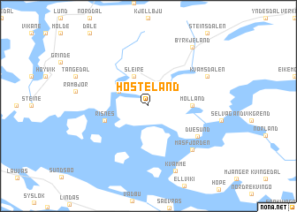 map of Hosteland