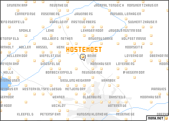 map of Hostemost