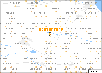 map of Høsten Torp