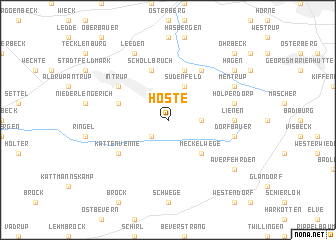 map of Höste