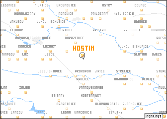 map of Hostim