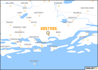 map of Höstnäs