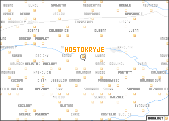 map of Hostokryje