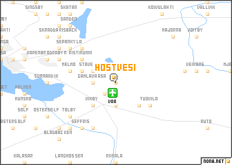 map of Höstvesi