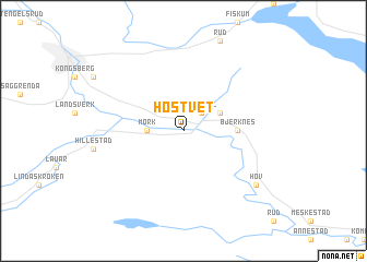 map of Hostvet