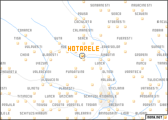 map of Hotarele