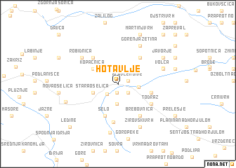 map of Hotavlje