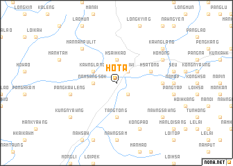 map of Ho-ta