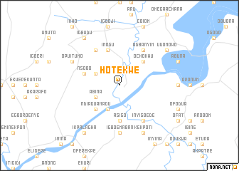 map of Hotekwe