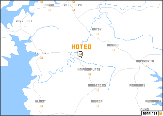 map of Hoteo