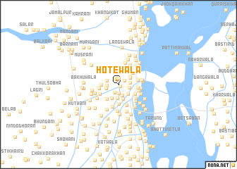 map of Hotewāla