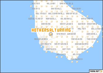 map of Hothersal Turning