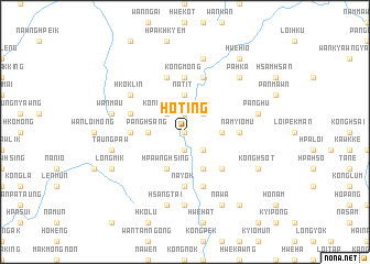 map of Hoting