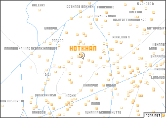 map of Hot Khān