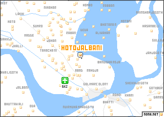 map of Hoto Jalbāni