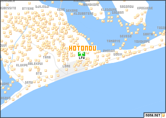 map of Hotonou