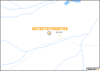 map of Hotontoyn Hüryee