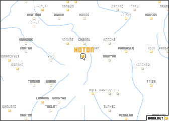 map of Ho-ton