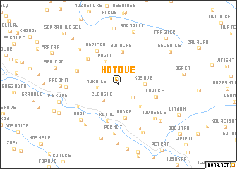 map of Hotovë