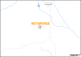 map of Hot Springs