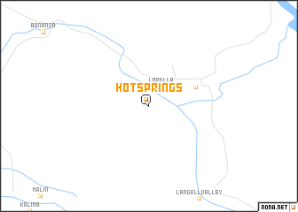 map of Hot Springs