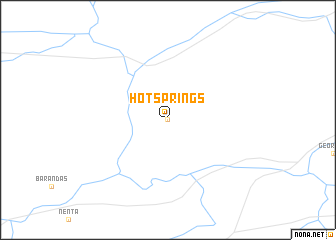 map of Hot Springs