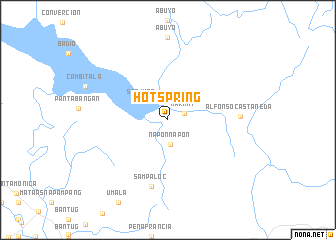 map of Hot Spring