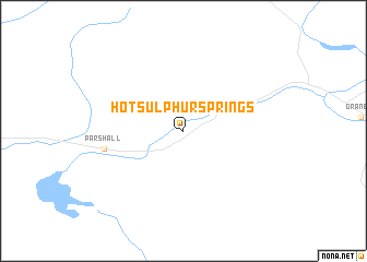 map of Hot Sulphur Springs