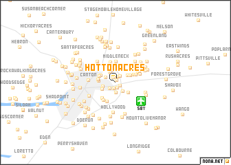 map of Hotton Acres