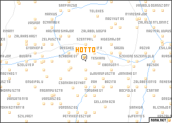 map of Hottó