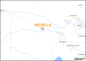 map of Hot Wells