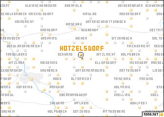 map of Hötzelsdorf