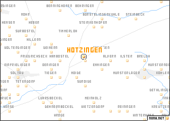 map of Hötzingen