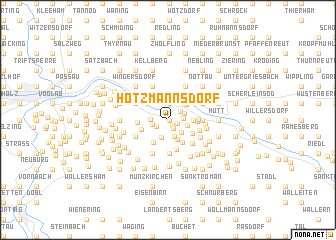 map of Hötzmannsdorf